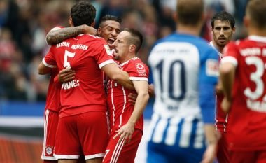 Bayerni vazhdon me formë të dobët edhe pas shkarkimit të Ancelottit, barazon me Herthan (Video)