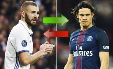 Benzema i hapur për transferim te PSG-ja në vend të Cavanit