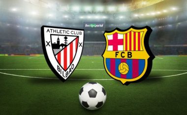 Athletic Bilbao – Barcelona, formacionet zyrtare