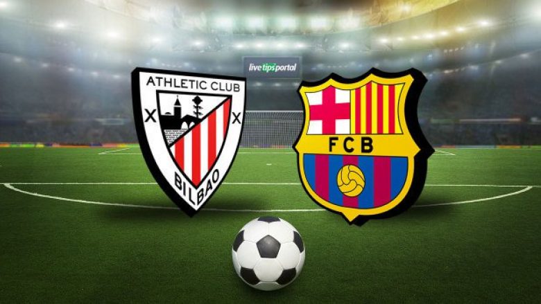 Athletic Bilbao – Barcelona, formacionet zyrtare