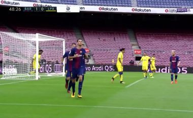 Busquets kalon Barçën në epërsi ndaj Las Palmasit (Video)