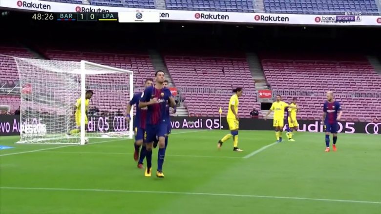Busquets kalon Barçën në epërsi ndaj Las Palmasit (Video)