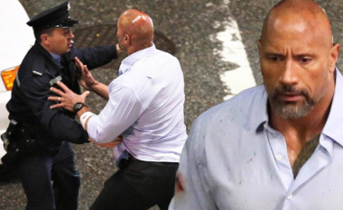 Dwayne Johnson grushton policinë i zemëruar në xhirimet e filmit të ri “Skyscraper” (Foto)