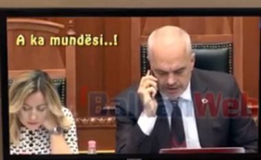 “A ka mundësi! A ka mundësi…!”: Rama i nervozuar hedh telefonin (Video)