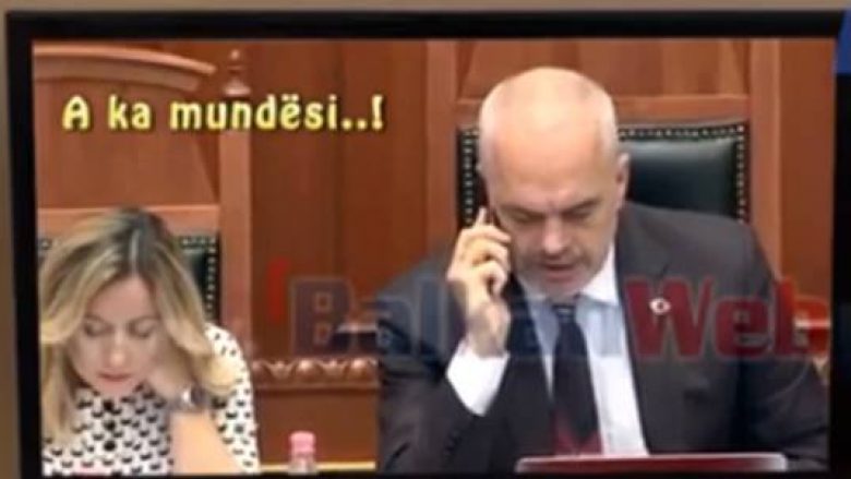 “A ka mundësi! A ka mundësi…!”: Rama i nervozuar hedh telefonin (Video)