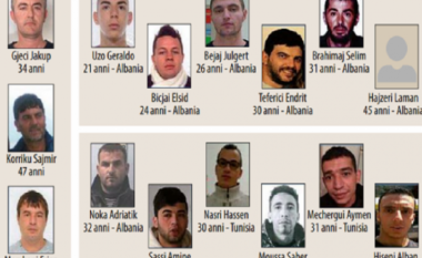 Itali, 100 vite burgim për pjesëtarët e rrjetit shqiptaro-tunizian të drogës