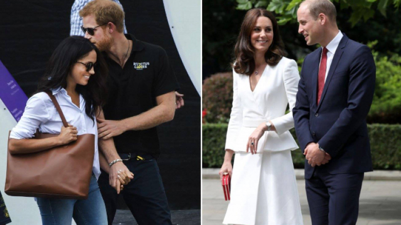 Zbulohet arsyeja pse Princ Harry dhe e dashura e tij zgjodhën të mbajnë të bashkuar duart në publik, kur Kate dhe William nuk e bëjnë këtë (Foto)