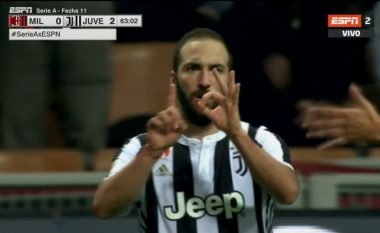 Higuain mposht përsëri Donnarumman me një gol të bukur (Video)