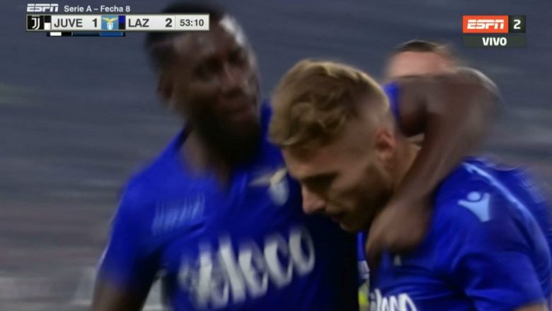 Lazio përmbys Juventusin për pesë minuta, shënon përsëri Immobile (Video)