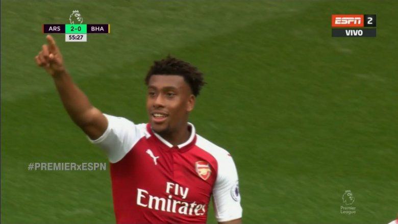 Iwobi dyfishon epërsinë e Arsenalit pas asistimit perfekt me thembër të Sanchezit (Video)