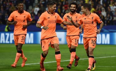 Liverpooli i pamëshirshëm për Mariborin, vjen fitorja e parë në Ligën e Kampionëve (Video)