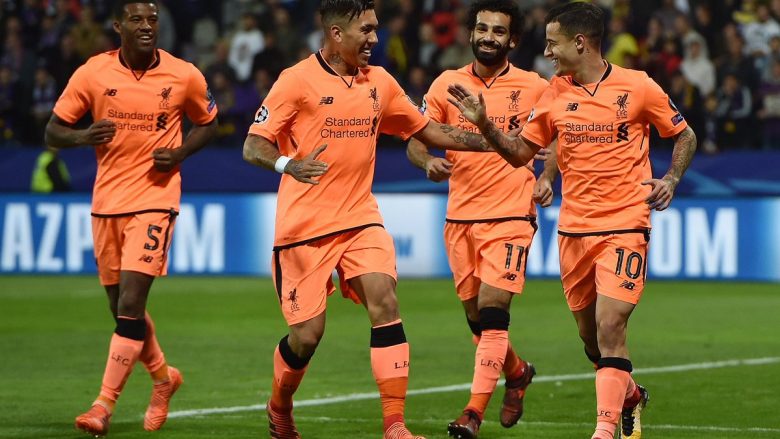 Liverpooli i pamëshirshëm për Mariborin, vjen fitorja e parë në Ligën e Kampionëve (Video)