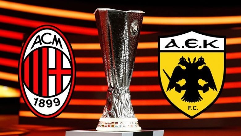 Milan – AEK, formacionet zyrtare