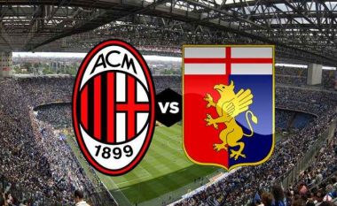 Milan – Genoa, formacionet zyrtare