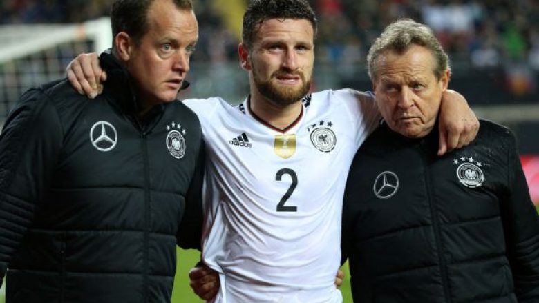 Mustafi pritet t’i mungojë Arsenalit deri në gjashtë javë