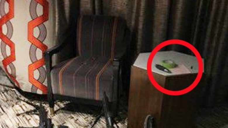 Pamje nga hoteli ku u vra sulmuesi i Las Vegas – shihet trupi i tij dhe një shënim mbi një tavolinë! (Foto)