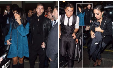 Ronaldo dhe Ramos festojnë me të dashurat në Londër pasi portugezi u shpall lojtari më i mirë i vitit nga FIFA (Foto)