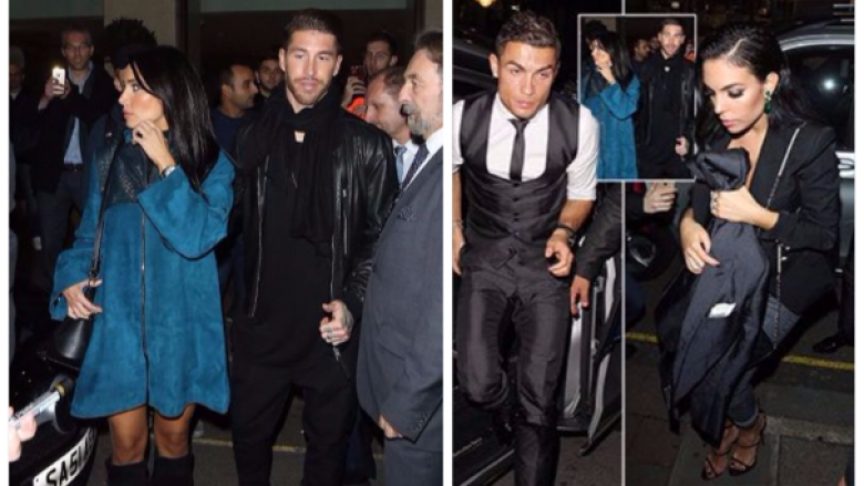 Ronaldo dhe Ramos festojnë me të dashurat në Londër pasi portugezi u shpall lojtari më i mirë i vitit nga FIFA (Foto)