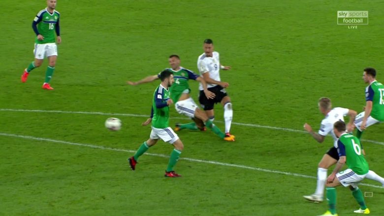Gjermania thellon epërsinë ndaj Irlandës së Veriut me golin e bukur të Wagnerit (Video)