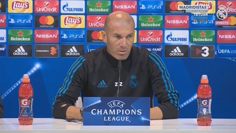 Zidane: Tottenhami është kundërshtar i fortë, shpresojmë t’i fitojmë tri pikët