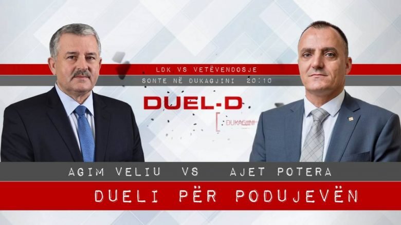 Sonte në “Duel – D”, të RTV Dukagjini, përballën kandidatët për kryetar të Podujevës (Sondazhi)