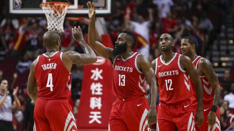 Spektakël në NBA, Harden shkëlqen në fitoren e Houstonit (Video)