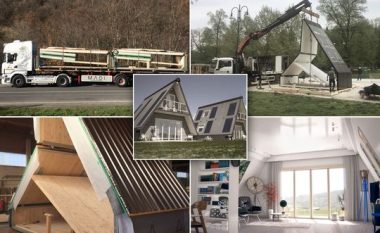 Shtëpitë që montohen për gjashtë orë dhe çmontohen e vendosen në lokacione tjera – kushtojnë vetëm 32 mijë dollarë (Foto/Video)