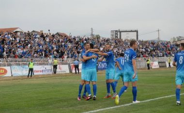 Spektakël në Gjilan, shtatë gola të shënuar, përleshje të tifozëve e në fund pikët e plota i takojnë Dritës