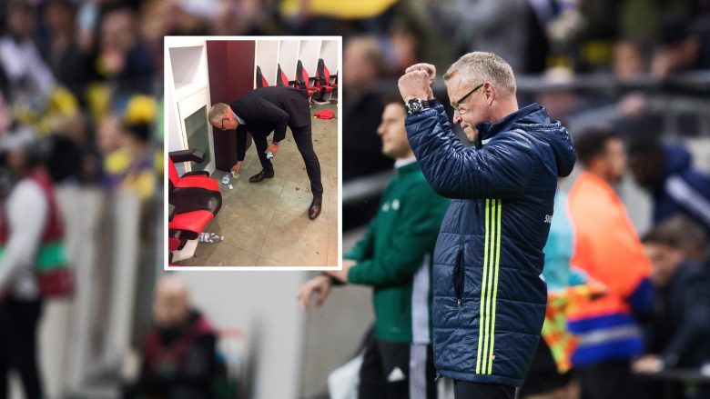 Gjesti i madh i trajnerit të Suedisë, pastron zhveshtoren e San Siros pas triumfit ndaj Italisë (Foto)