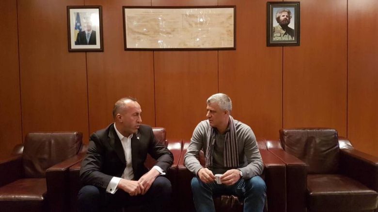 Haradinaj para nisjes në Bruksel takon presidentin Thaçin