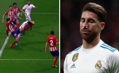 Momenti kur lojtari i Atleticos ia theu hundën Ramosit, Zidane nuk e di nëse kapiteni do të luajë ndaj Apoelit (Video)