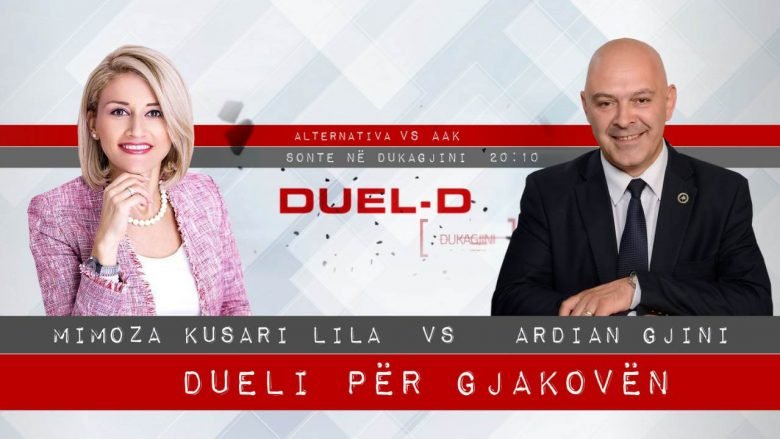 Sonte në “Duel – D” të RTV Dukagjini, përballen kandidatët për kryetar të Gjakovës (Sondazhi)