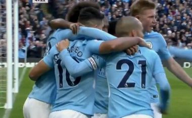 Aguero i shënon Arsenalit nga pika e bardhë (Video)