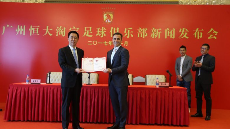 Zyrtare: Cannavaro merr drejtimin e Guangzhou Evergrande