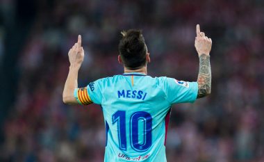 Messi jep leksione në La Liga – Ka shënuar gola njëjtë sa kanë shënuar Ronaldo, Bale, Benzema, Griezmann, Suarez, Ben Yedder dhe Gameriro (Foto)