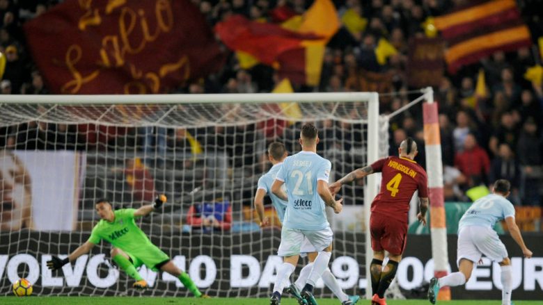 Roma 2-1 Lazio, nota e Strakoshës dhe të tjerëve (Foto)