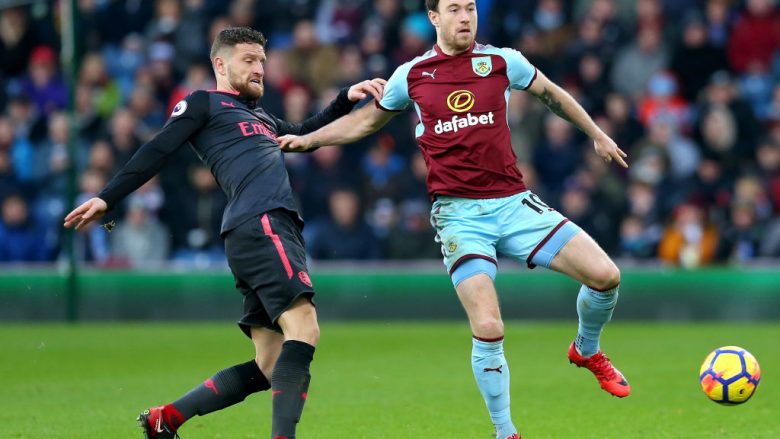 Burnley 0-1 Arsenal: Notat e Xhakës, Mustafit dhe të tjerëve (Foto)