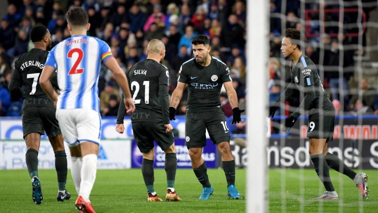 Huddersfield 1-2 Man City, vlerësimet e futbollistëve (Foto)