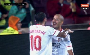 Sevilla barazon ndaj Barçës me golin e Pizarros (Video)