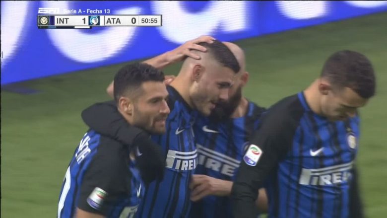  Icardi kalon Interin në epërsi ndaj Atalantas (Video)