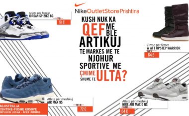 Këtë vikend hapet Nike Outlet Store Prishtina, çmimet më të lira se kurrë më parë! (Foto/Video)