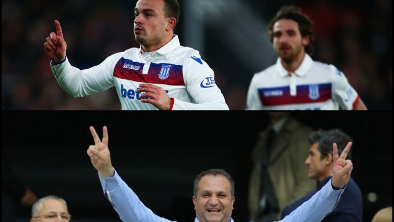 Xherdan Shaqiri uron publikisht Shpend Ahmetin për fitoren në Prishtinë (Foto)