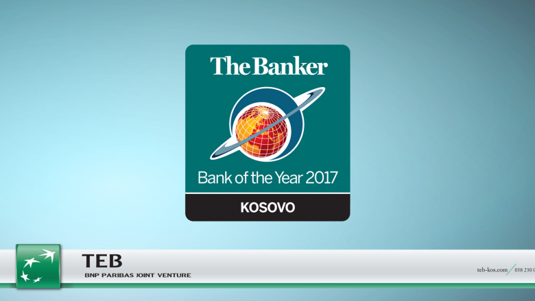 TEB, banka e vitit 2017 nga The Banker