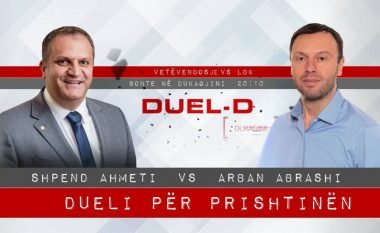 Sonte në “Duel–D”, debati për Prishtinën: Kush do të fitojë, Ahmeti apo Abrashi? (Sondazhi)