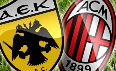 Formacionet zyrtare: AEK – Milan, Rossonerët kërkojnë kualifikimin