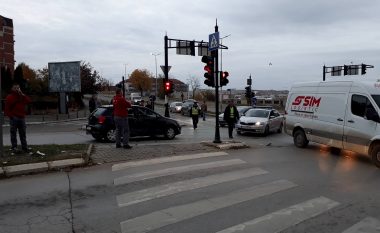 Aksident afër Palestrës “1 tetori” në Prishtinë (Foto)