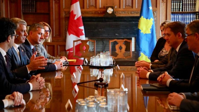 Lideri i opozitës në Kanada i premton Thaçit: Do të ngrihemi kundër agresionit rus (Foto)