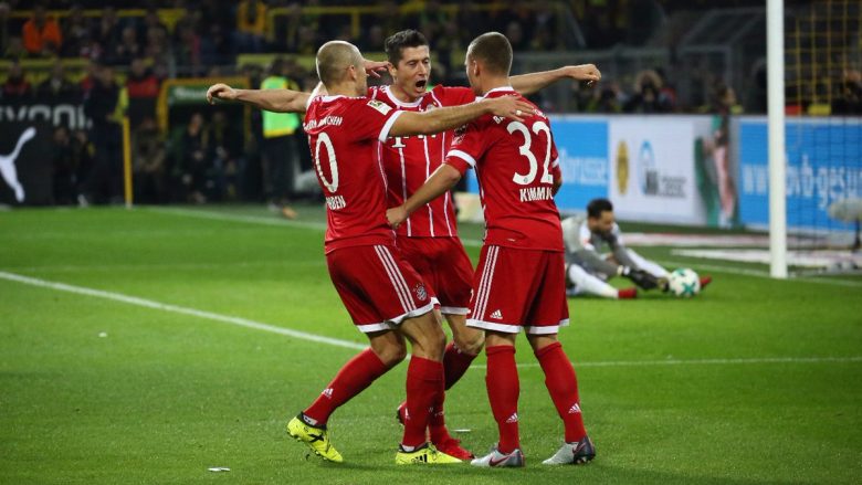 Bayerni nënshtron Dortmundin në shtëpinë e tyre (Video)