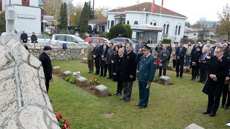 Shkup, ceremoni përkujtimore në varezat ushtarake britanike