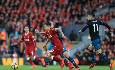 Coutinho thellon epërsinë e Redsave ndaj Southamptonit (Video)